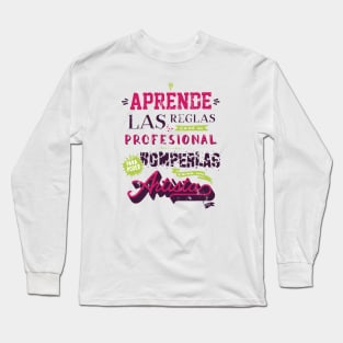 Aprende las reglas Long Sleeve T-Shirt